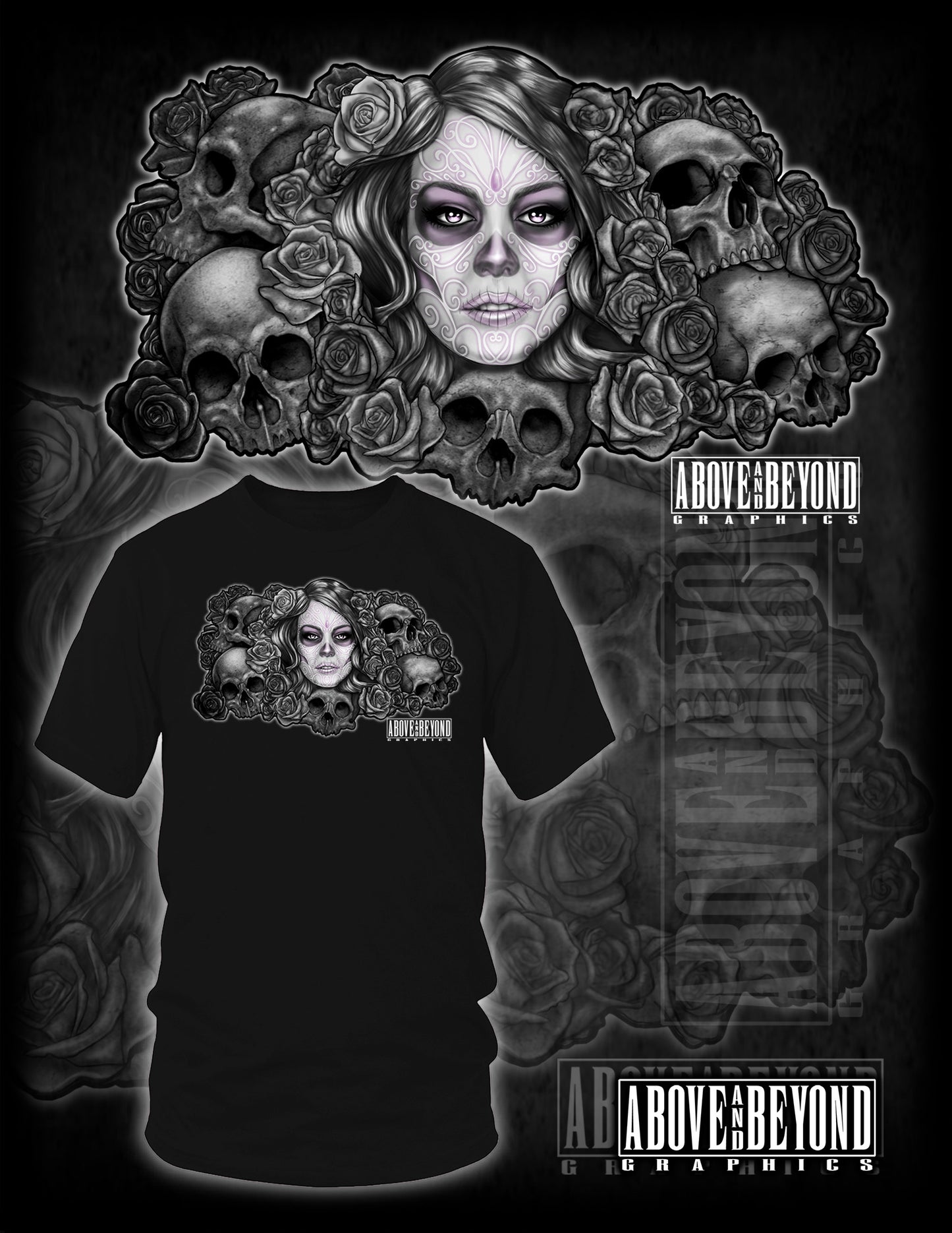 Bed of Roses featuring Beauty among skulls